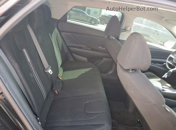 KMHLS4AG3PU524168 2023 HYUNDAI ELANTRA Black Widok tylnych siedzeń