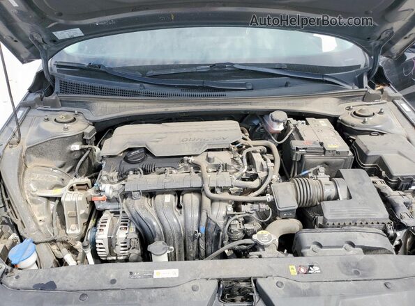 KMHLS4AG3PU524168 2023 HYUNDAI ELANTRA Black Widok wnętrza z tyłu
