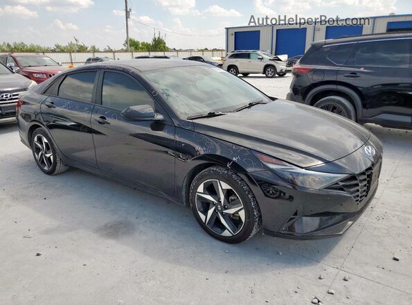 KMHLS4AG3PU524168 2023 HYUNDAI ELANTRA Black Przód prawy