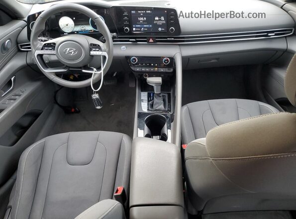 KMHLS4AG4MU206796 2021 HYUNDAI ELANTRA Черный 