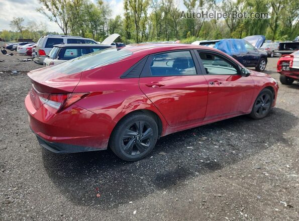 KMHLS4AG7NU307591 2022 HYUNDAI ELANTRA Red Tył prawy