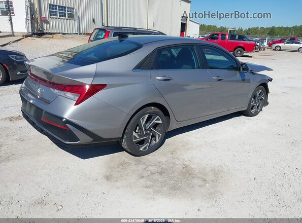 KMHLS4DG2SU930060 2025 HYUNDAI ELANTRA Silver Trasero derecho