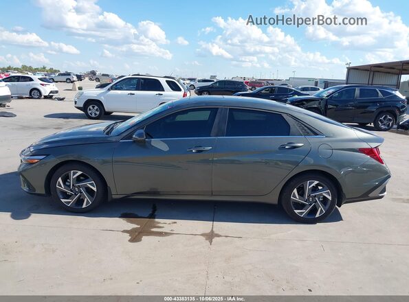 KMHLS4DG4SU912319 2025 HYUNDAI ELANTRA Gray 360 interior view