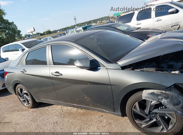 KMHLS4DG9RU743716 2024 HYUNDAI ELANTRA Black Vista interior trasera