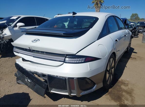 KMHM24AA2PA020857 2023 HYUNDAI IONIQ 6 White Задня права чверть
