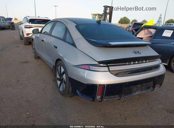KMHM24AA4SA083760 2025 HYUNDAI IONIQ 6 Silver Rear left