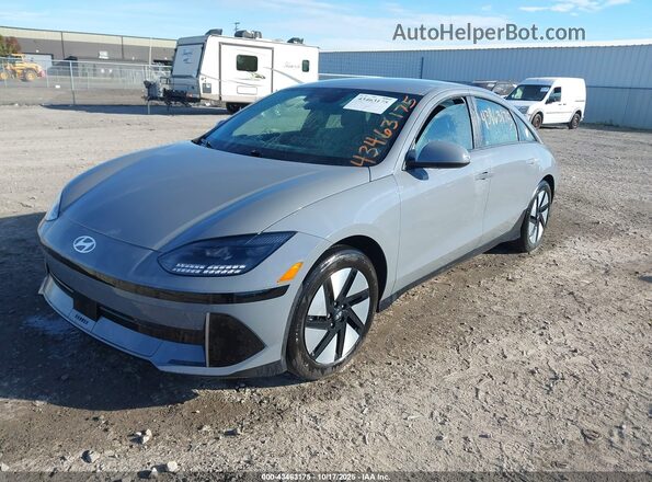 KMHM24AB8PA046503 2023 HYUNDAI IONIQ 6 Синий Передняя левая четверть