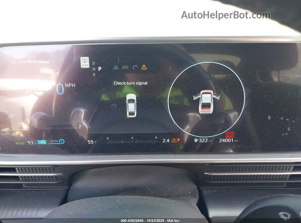 KMHM24AC5RA061570 2024 HYUNDAI IONIQ 6 Black უკანა სავარძლების ხედი