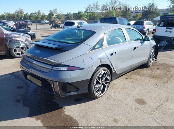 KMHM34AA4RA079909 2024 HYUNDAI IONIQ 6 Gray Trasero derecho
