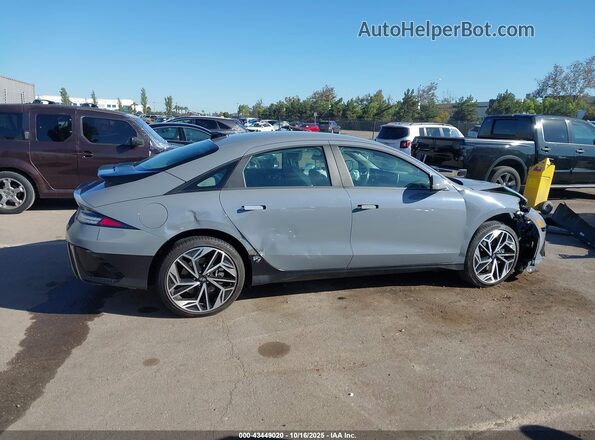KMHM34AA4RA079909 2024 HYUNDAI IONIQ 6 Gray Vista interior trasera