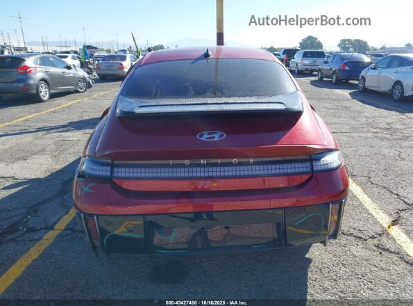 KMHM34AA5PA047323 2023 HYUNDAI IONIQ 6 Темно-бордовый 