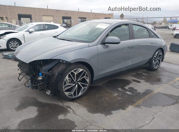 KMHM34AA6PA028697 2023 HYUNDAI IONIQ 6 Silver Przód lewy