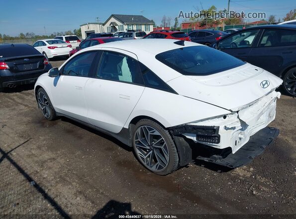 KMHM34AAXPA049245 2023 HYUNDAI IONIQ 6 Белый Задняя левая четверть