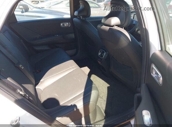 KMHM34AC8RA081406 2024 HYUNDAI IONIQ 6 White VIN კოდის სტიკერის ხედი