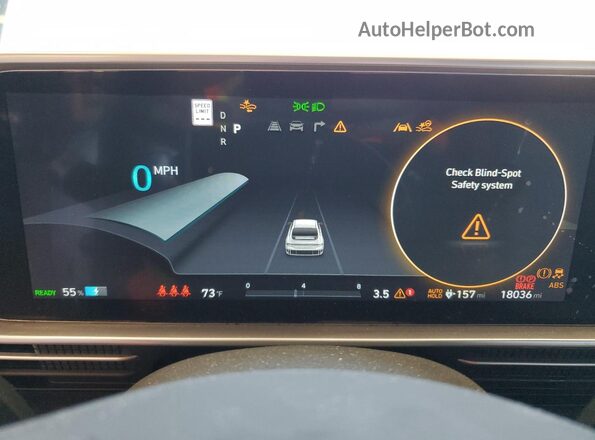 KMHM34ACXPA053295 2023 HYUNDAI IONIQ Белый Вид щитка приборов
