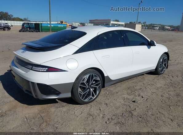 KMHM54AC2SA083586 2025 HYUNDAI IONIQ 6 White Rear right