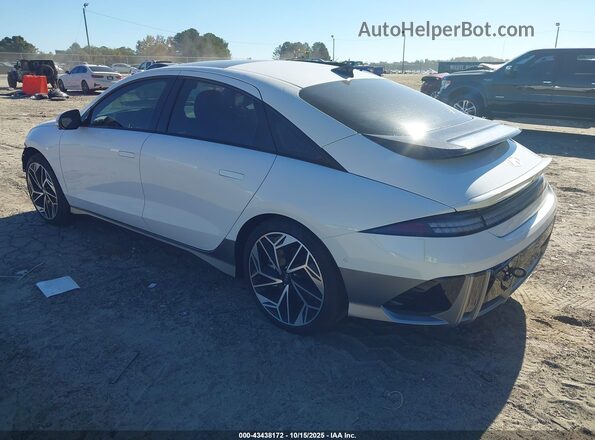 KMHM54AC2SA083586 2025 HYUNDAI IONIQ 6 White Rear left