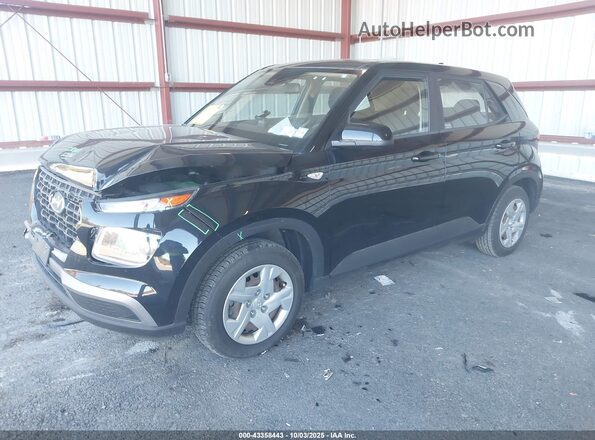 KMHRB8A30LU034201 2020 HYUNDAI VENUE Black Передня ліва чверть
