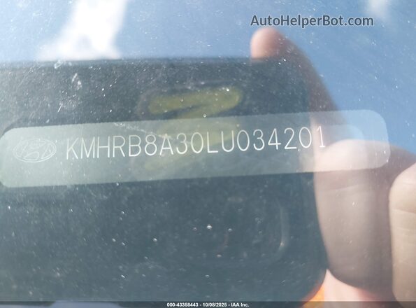 KMHRB8A30LU034201 2020 HYUNDAI VENUE Black Вид підкапотного простору