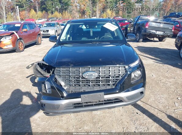 KMHRB8A32LU031641 2020 HYUNDAI VENUE Black წინა ხედი