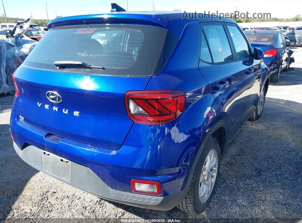 KMHRB8A36MU068614 2021 HYUNDAI VENUE Blue Trasero derecho