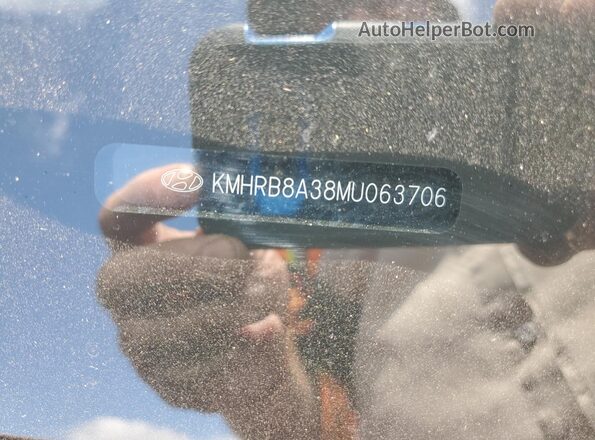KMHRB8A38MU063706 2021 HYUNDAI VENUE Red VIN sticker view