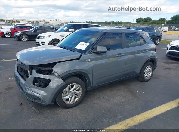 KMHRB8A38MU066413 2021 HYUNDAI VENUE Gray Передня ліва чверть