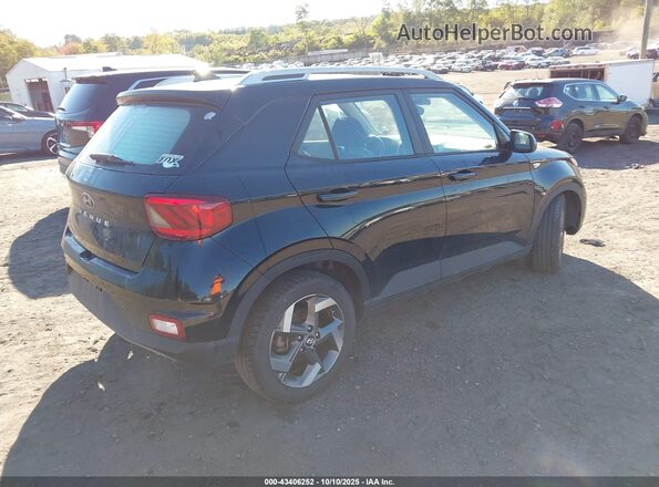 KMHRC8A30MU116167 2021 HYUNDAI VENUE Черный Задняя правая четверть