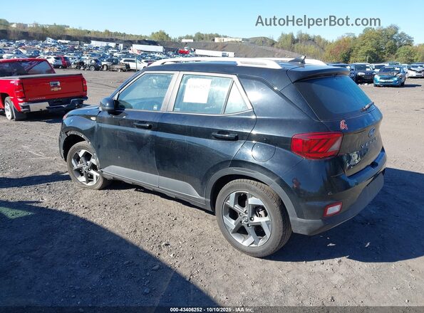 KMHRC8A30MU116167 2021 HYUNDAI VENUE Черный Задняя левая четверть