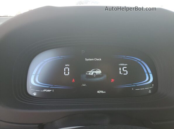 KMHRC8A30RU317476 2024 HYUNDAI VENUE Белый Вид щитка приборов