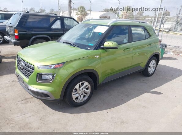 KMHRC8A31LU045298 2020 HYUNDAI VENUE Зеленый Передняя левая четверть