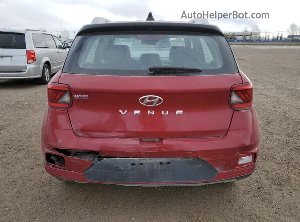 KMHRC8A31MU065942 2021 HYUNDAI VENUE Red Widok z tyłu