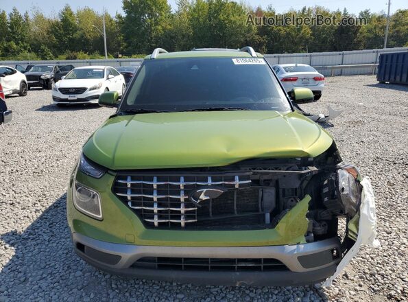 KMHRC8A31NU195186 2022 HYUNDAI VENUE Green 