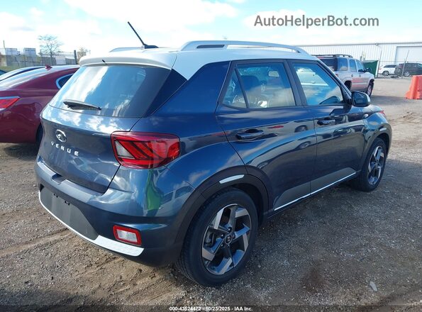 KMHRC8A31PU259830 2023 HYUNDAI VENUE Синий Задняя правая четверть