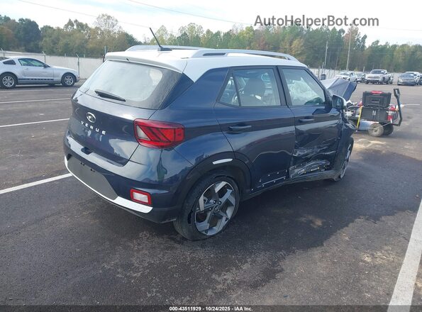 KMHRC8A31RU310648 2024 HYUNDAI VENUE Navy Rear right