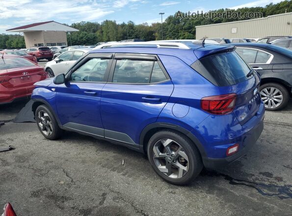 KMHRC8A32NU201352 2022 HYUNDAI VENUE Синий Задняя левая четверть