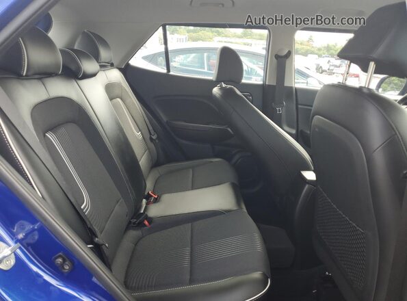 KMHRC8A32NU201352 2022 HYUNDAI VENUE Синий Вид задней части салона