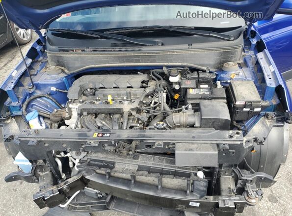 KMHRC8A32NU201352 2022 HYUNDAI VENUE Синий Вид подкапотного пространства