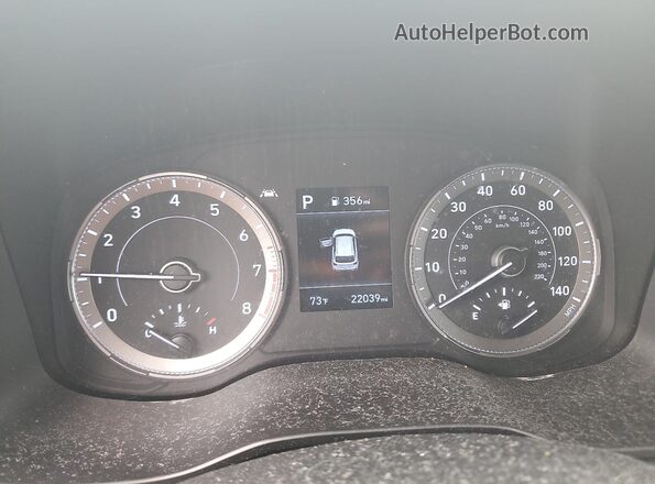 KMHRC8A32NU205949 2022 HYUNDAI VENUE Red Instrument cluster view