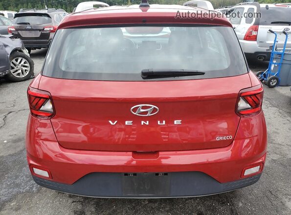KMHRC8A32NU205949 2022 HYUNDAI VENUE Red Rear view