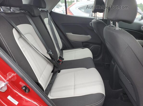 KMHRC8A32NU205949 2022 HYUNDAI VENUE Red Rear interior view