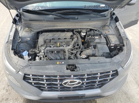 KMHRC8A33MU084914 2021 HYUNDAI VENUE Gray Engine compartment view