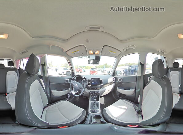 KMHRC8A33MU084914 2021 HYUNDAI VENUE Gray 360 interior view