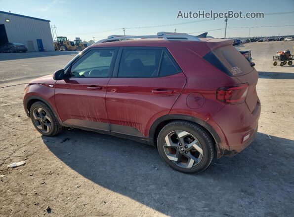 KMHRC8A33MU119855 2021 HYUNDAI VENUE Red უკანა მარცხენა