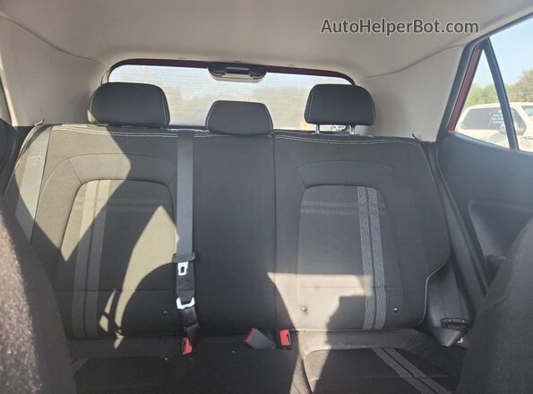 KMHRC8A33MU119855 2021 HYUNDAI VENUE Red უკანა სავარძლების ხედი