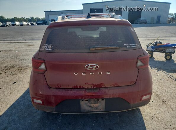 KMHRC8A33MU119855 2021 HYUNDAI VENUE Red უკანა ხედი
