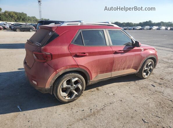 KMHRC8A33MU119855 2021 HYUNDAI VENUE Red უკანა მარჯვენა