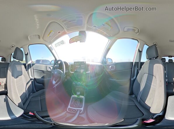 KMHRC8A33MU119855 2021 HYUNDAI VENUE Red სალონის 360-გრადუსიანი ხედი