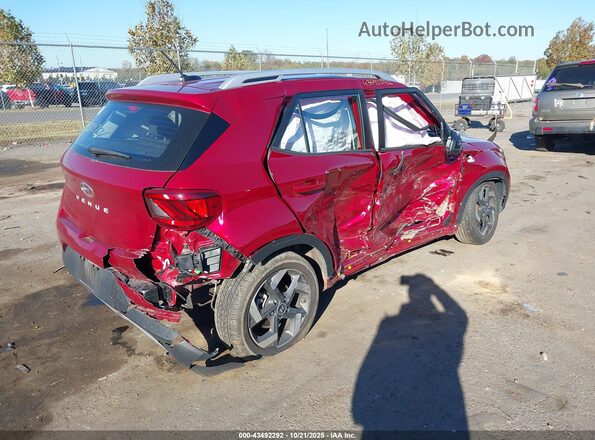 KMHRC8A33PU275687 2023 HYUNDAI VENUE Red Trasero derecho