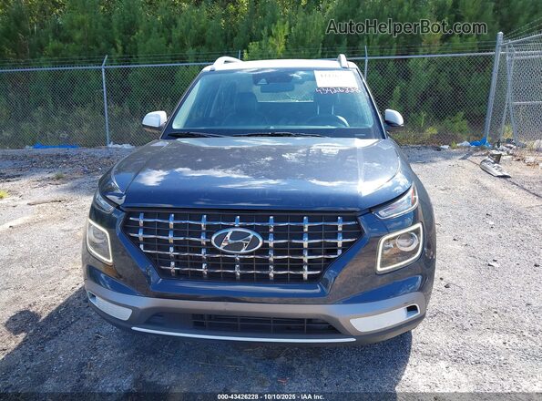 KMHRC8A34LU026907 2020 HYUNDAI VENUE Серый Вид задней части салона